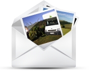 Photos in an envelope. 